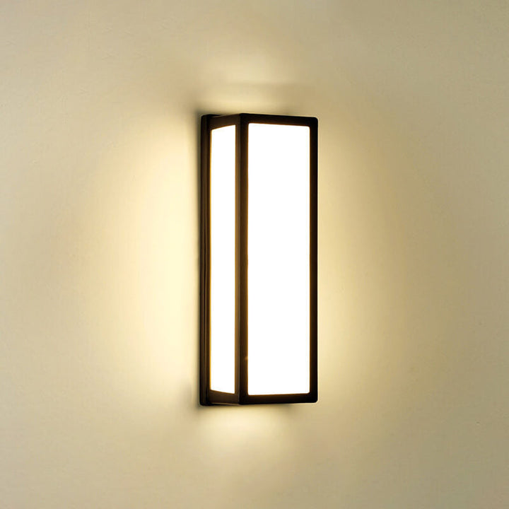 Moderne Kreativ Geometri Aluminium Utendørs Vanntett LED Vegglykt Lampe | Skanto