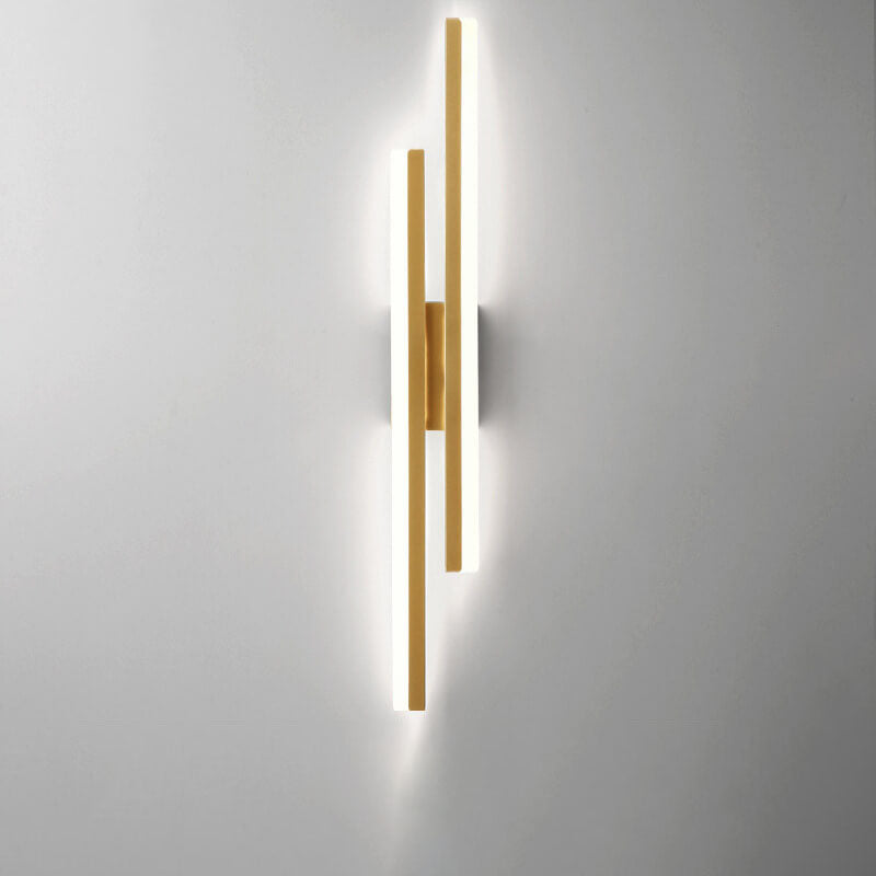 Skanto | LuxLine Moderne LED Vegglampe | Minimalistisk Design | Jern & Akryl | Dimmbar Lys