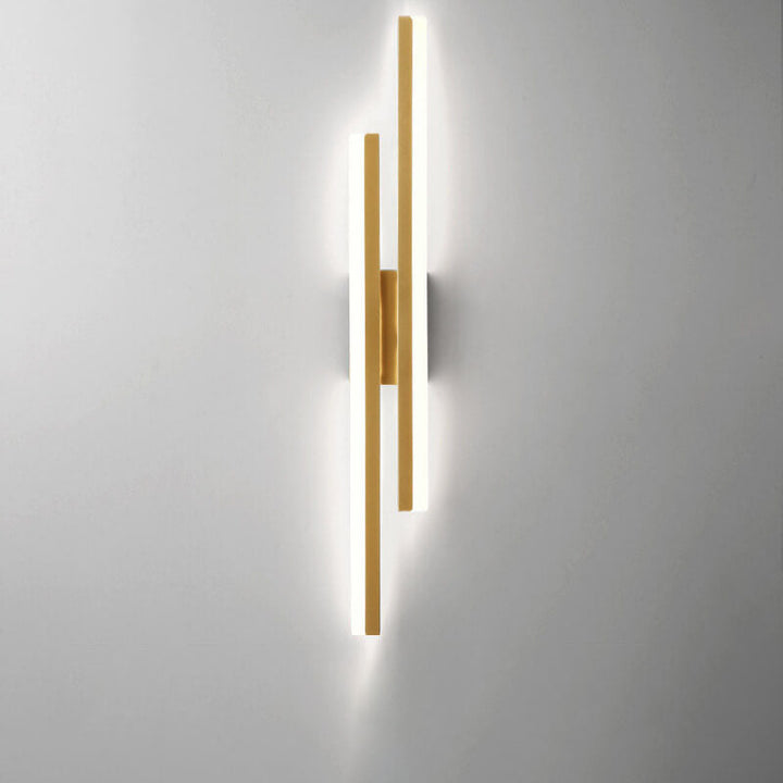 Skanto | LuxLine Moderne LED Vegglampe | Minimalistisk Design | Jern & Akryl | Dimmbar Lys