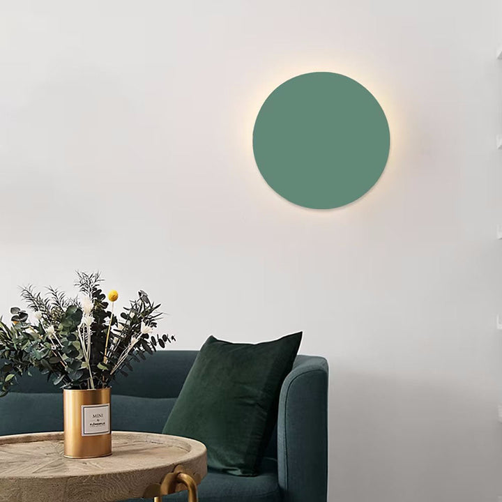 Skanto | GlowOrb Minimalistisk Rund LED Vegglampe | Fargevariasjon | Dimmbar Lys