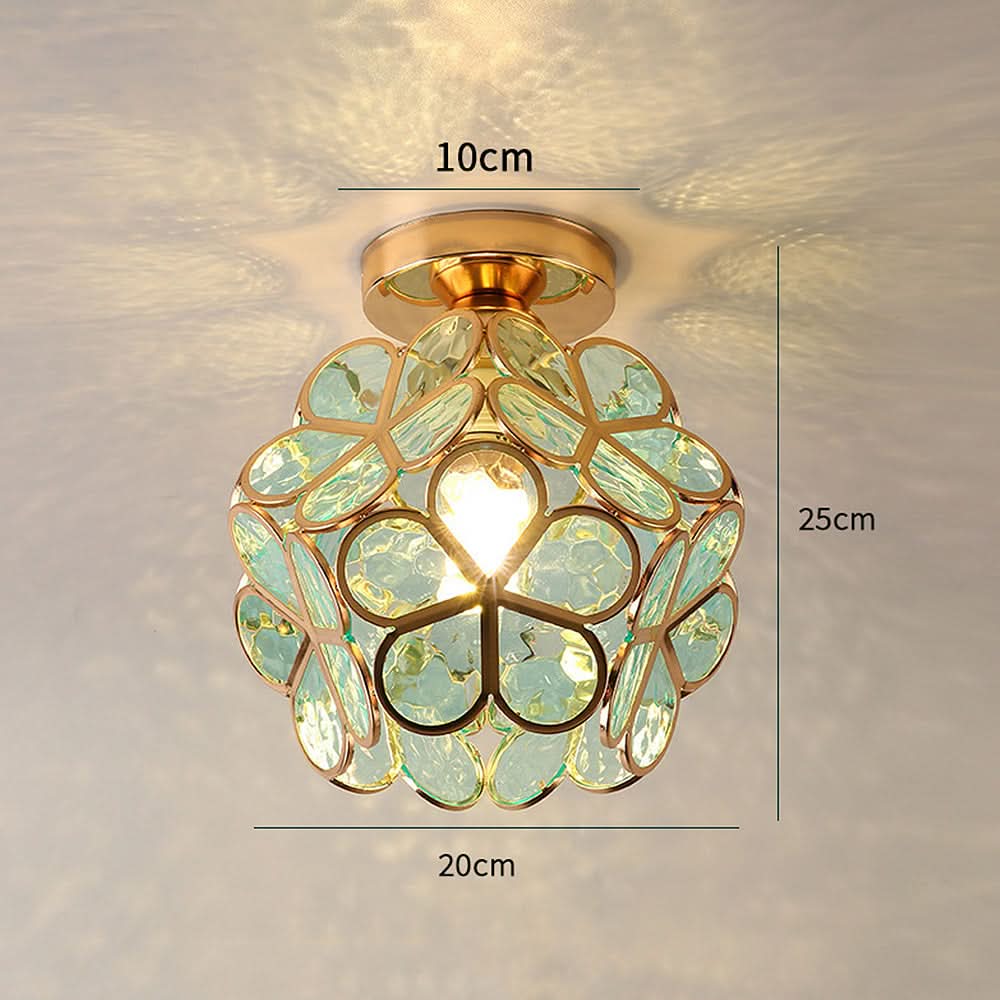 Skanto | Flowers Stil Glass Gang Taklampe