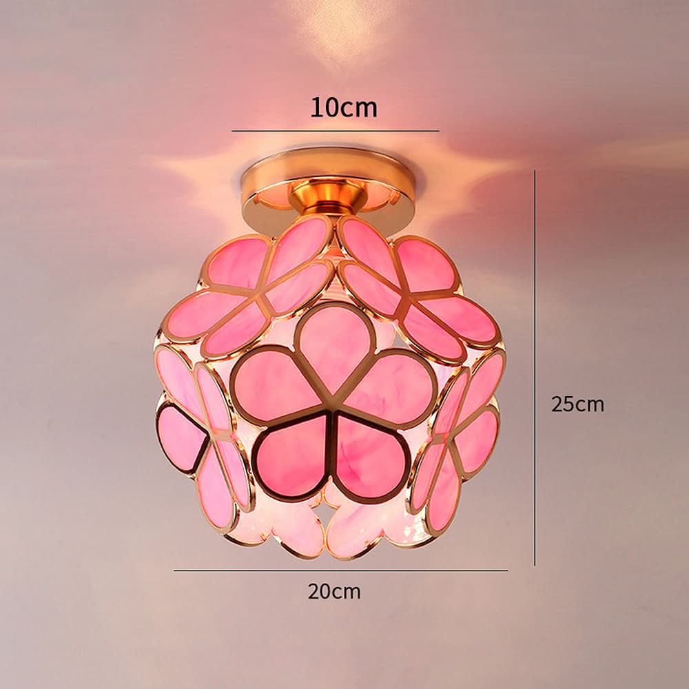 Skanto | Flowers Stil Glass Gang Taklampe