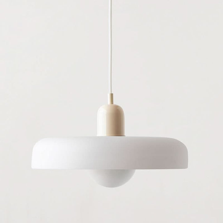 Skanto | Bauhaus Pendellampe i Farget Glass med Justerbart Oppheng