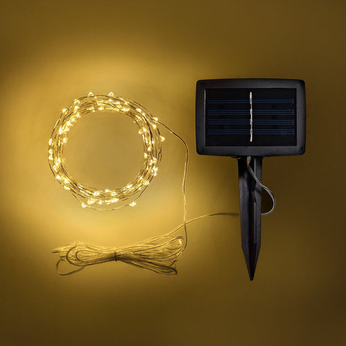 Skanto | 100er LED Mikro Solar Lyskilder varm hvit