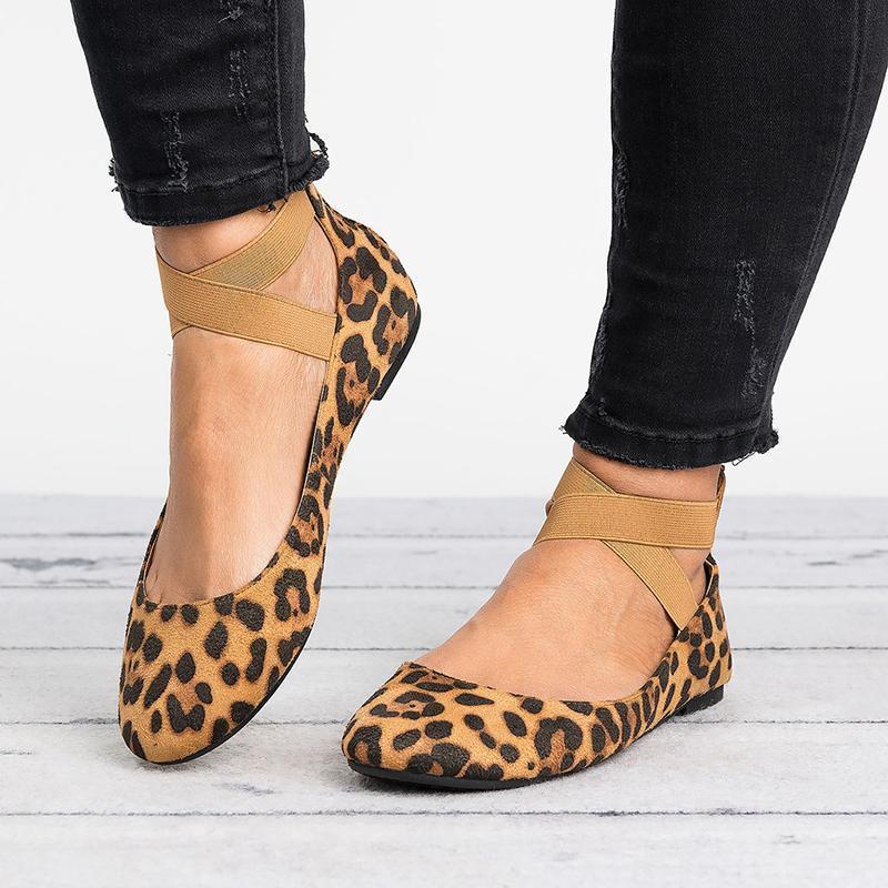 Skanto | Kvinner Pu Nubuck Flate Casual Ballerina Sko