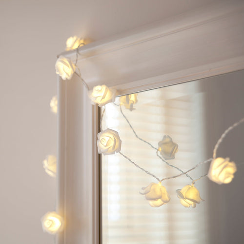 Skanto | 30 LED Rose Fe Fairy Lights varm hvit