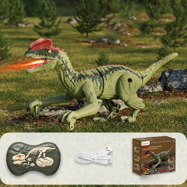 Skanto | RoarBot RC Dino – Fjernstyrt dinosaur med lys, lyd & tåke