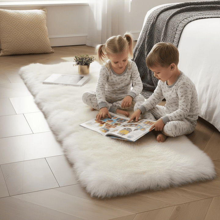 Skanto | Fluffy fløyels sofa trekk med edle estetikk