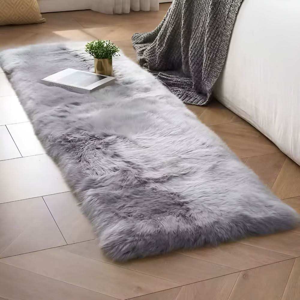 Skanto | Fluffy fløyels sofa trekk med edle estetikk