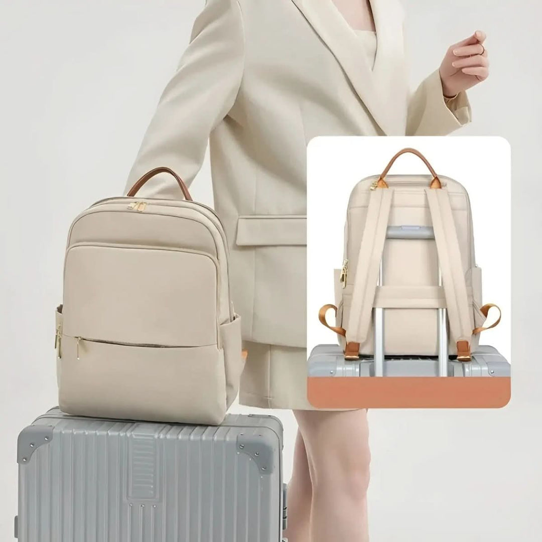 Skanto | Stilig kvinne rucksack med laptop rom & vanntett design