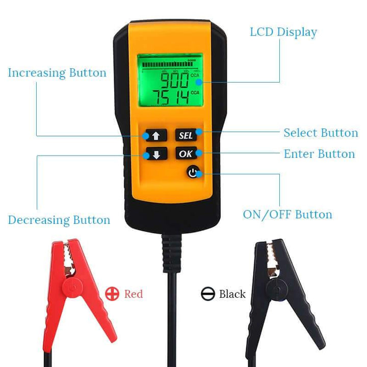 Skanto | Batteribelastning Tester 12V