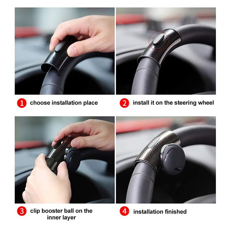 Ergonomischer Lenkradknauf für ein komfortabel Fahrgefühl