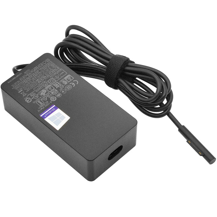 Skanto | 102W Strømadapter Lader 1798 15V 6.33A for Microsoft Surface Book 2