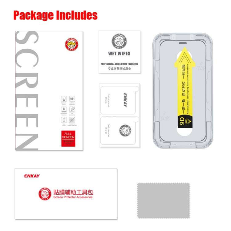 Skanto | For iPhone 12 Pro Max ENKAY Quick Stick herdet glassfilm