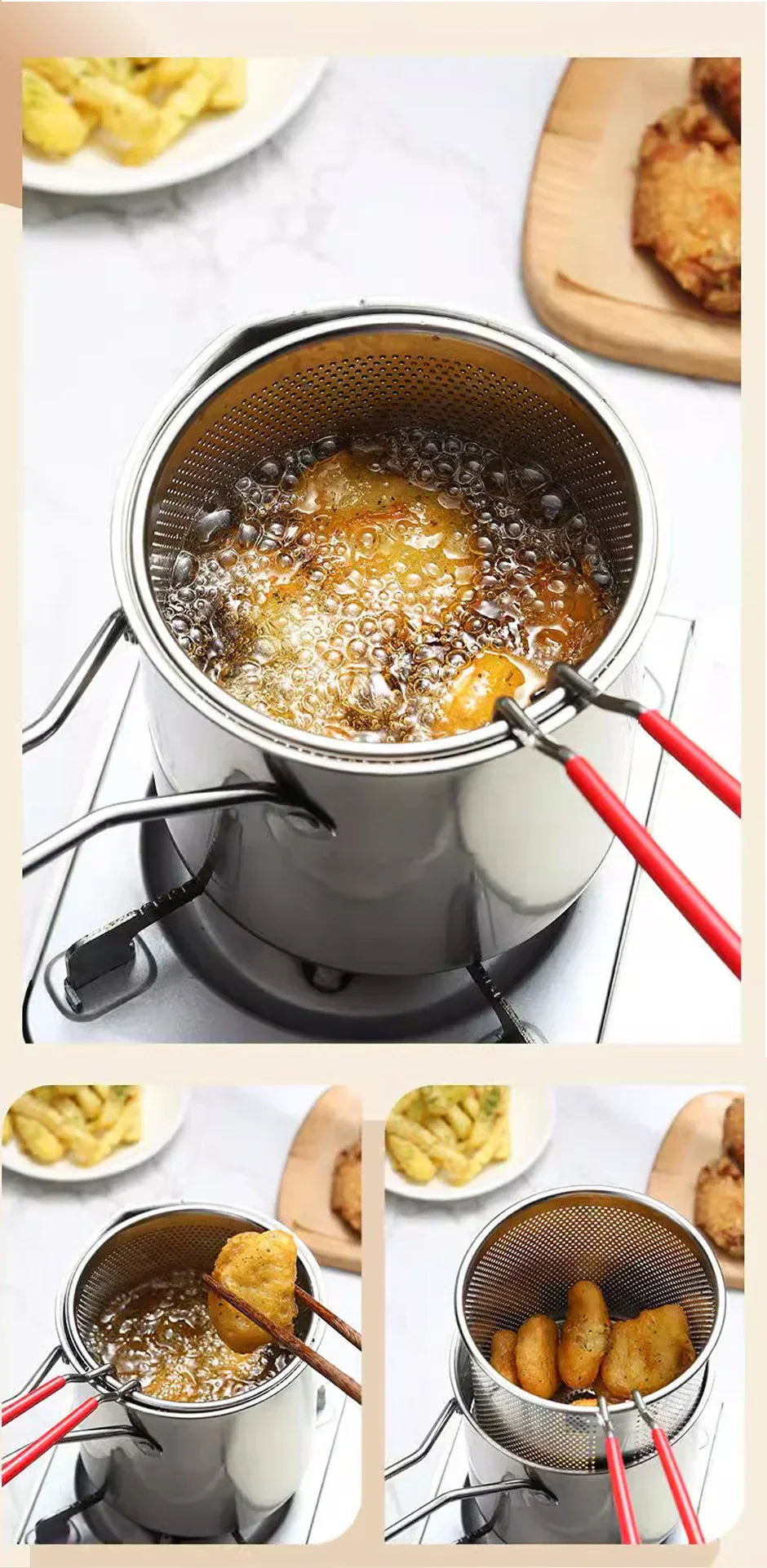 CrispMaster - Kompakt frityr for snacks Skanto