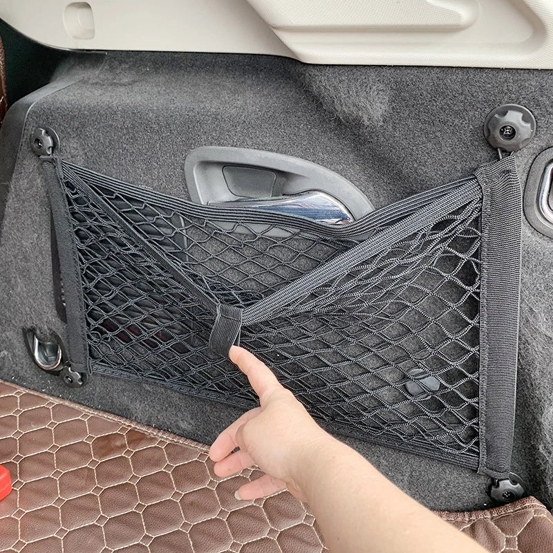 Skanto | Stretchable Mesh Cargo Net Biloppbevaringsorganisert Lomme