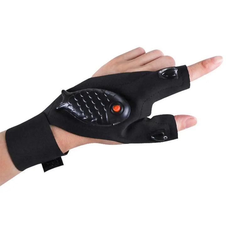Skanto | Oppladbare Fingertette Reparasjons Fisking LED Hansker