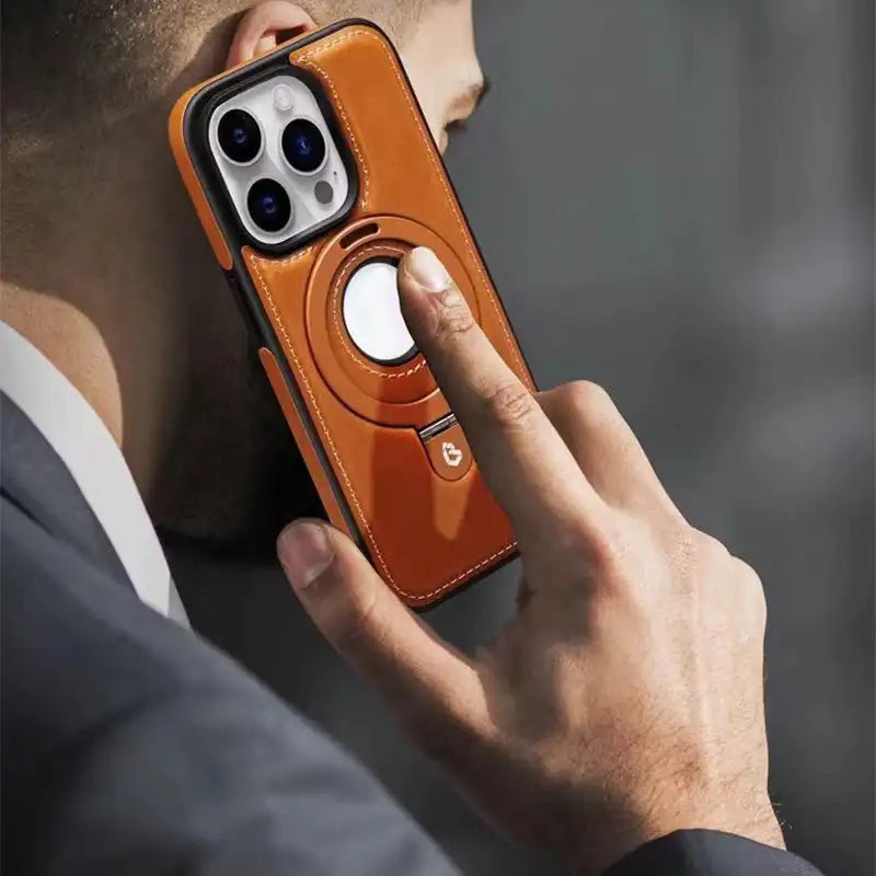 Skanto | Magnetisk iPhone-deksel med usynlig ringholder