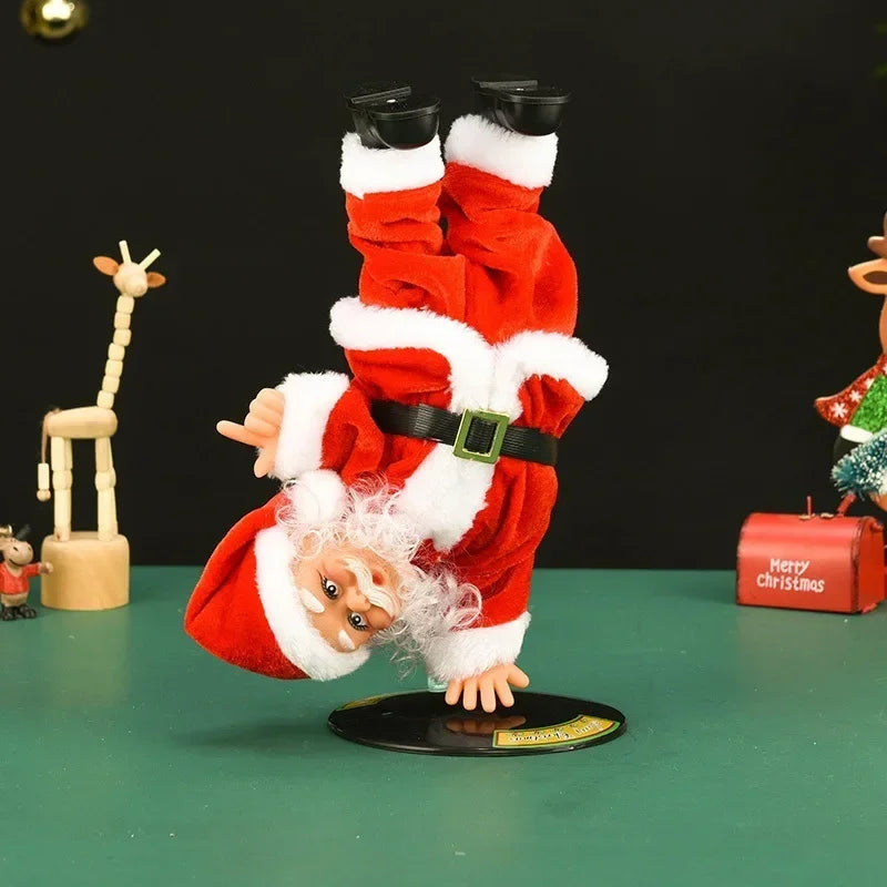 Skanto | Breakdancing Santa Dynamisk Julefigurine