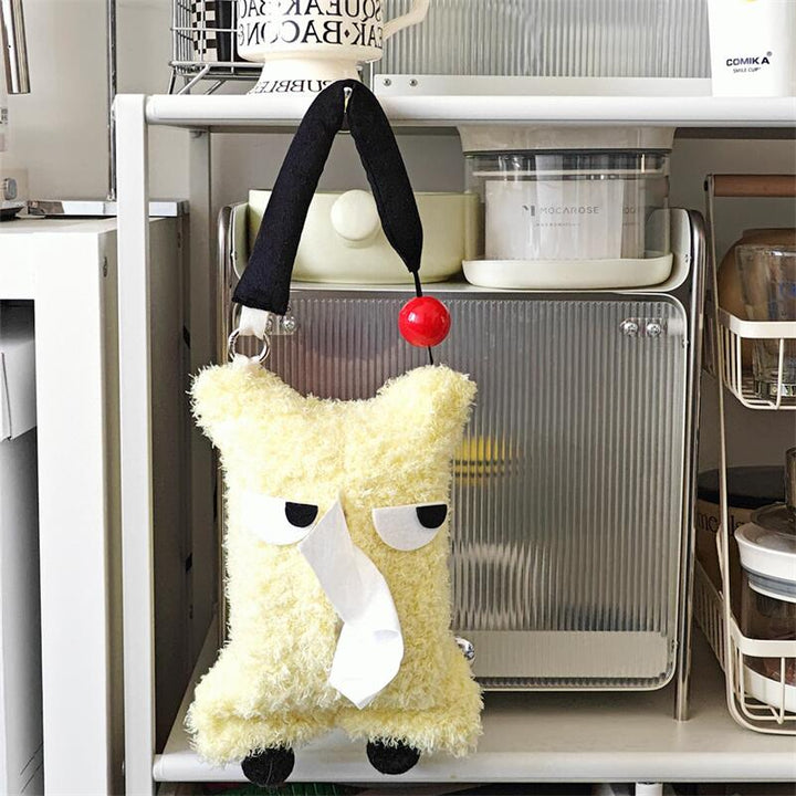 Fluffy Face Tissue Holder | Skanto