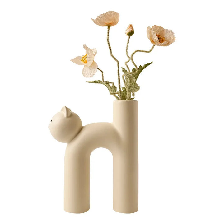 Skanto | Mini Katt Elegant Minimal H-form Blomster vase