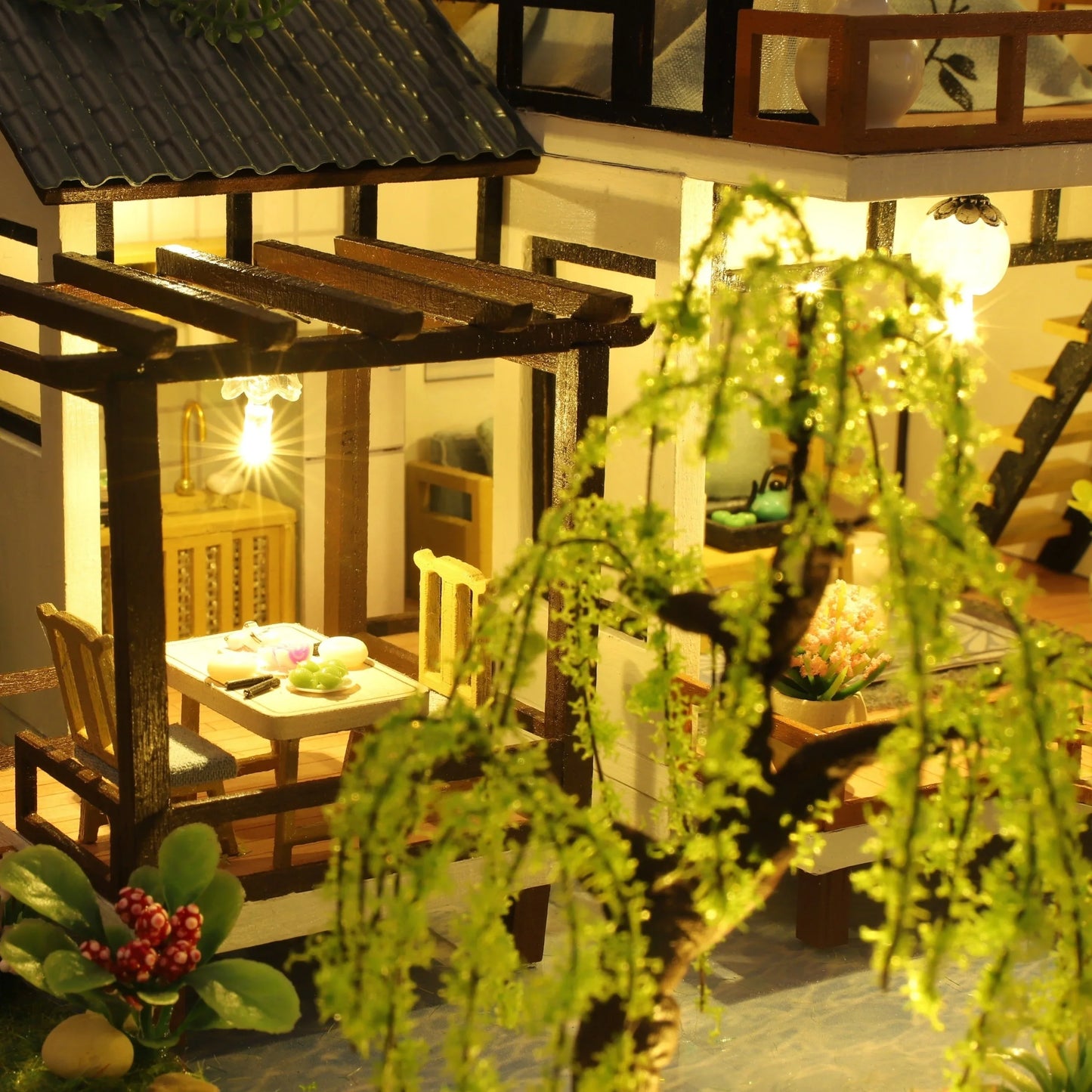 Norvo | Minvella | DIY Miniatyrtrehus | 3D Byggesett for Selvmontering | Kreativt Håndverkssett for Tenåringer og Voksne | Perfekt Gaveidé