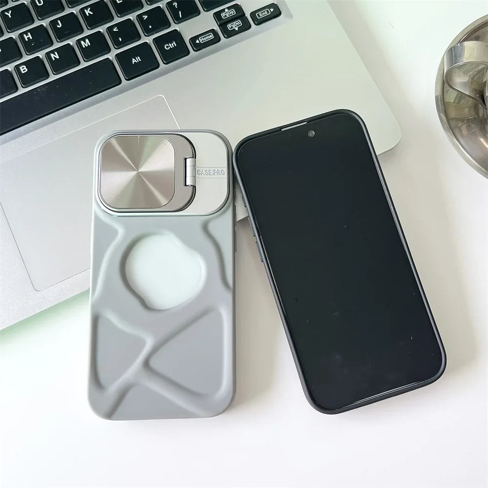 Skanto | Magsafe Silikon Linse Flip iPhone Etui