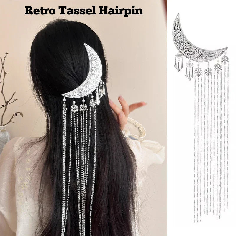 Skanto | Mystical Moon Shape Hårnål