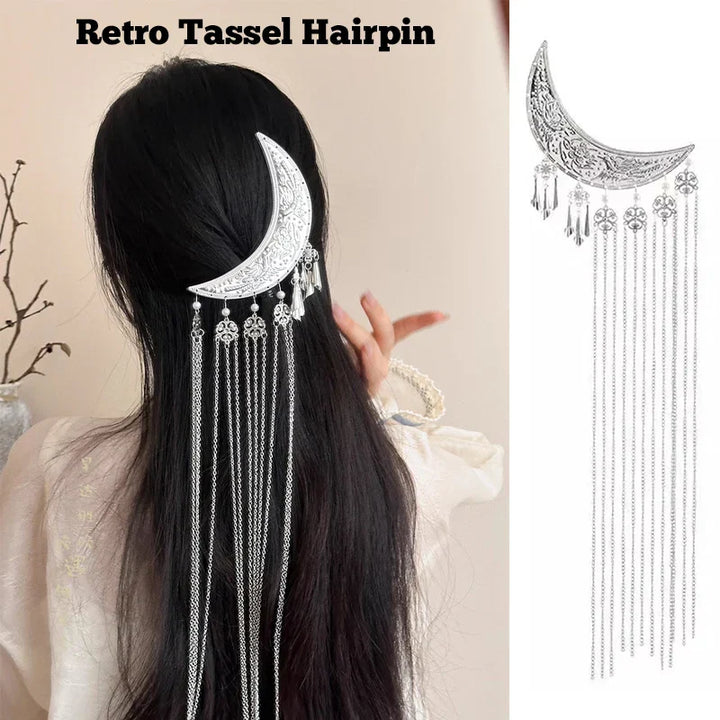 Skanto | Mystical Moon Shape Hårnål