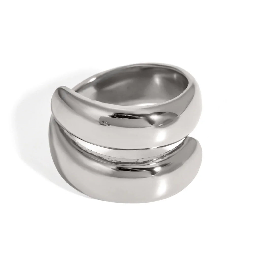 Skanto | 18k Moderne Innviket Bred Ring