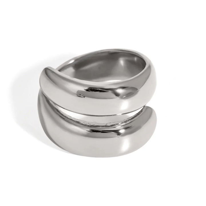Skanto | 18k Moderne Innviket Bred Ring