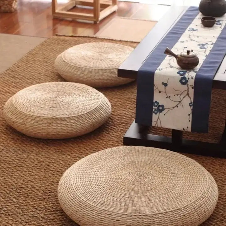Skanto | Japansk håndlaget Tatami puter - Ideell for meditasjon