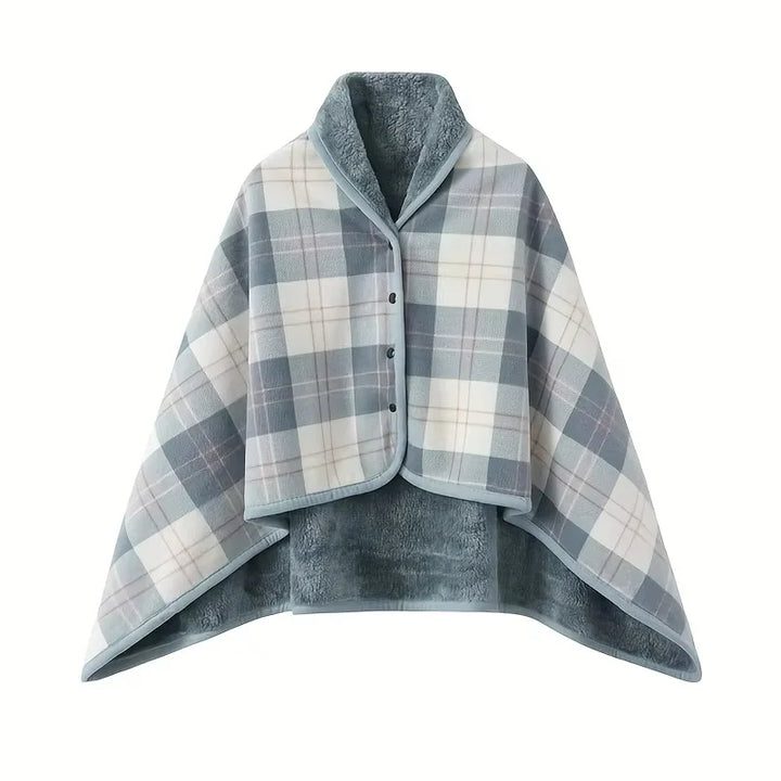 Skanto | CozyWrap Skjerf | Bærbar Teppe | Myk Flanell | Ideell for Kontor & Hjem