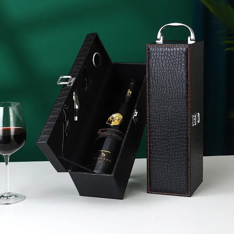 Skanto | Luksus Vin Kasse - Stilige Oppbevaring for Vin og Tilbehør