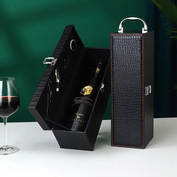 Skanto | Luksus Vin Kasse - Stilige Oppbevaring for Vin og Tilbehør