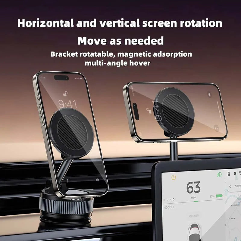 Skanto | 360° Rotasjonsevne Vakuummagnet Telefonholder