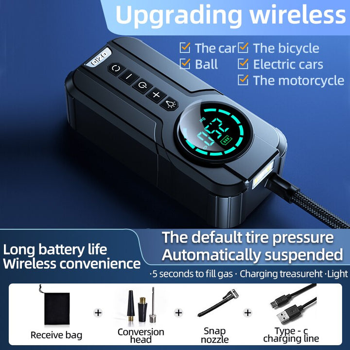 Skanto | CarBoost Smart Digital Dekk Luftkompressor