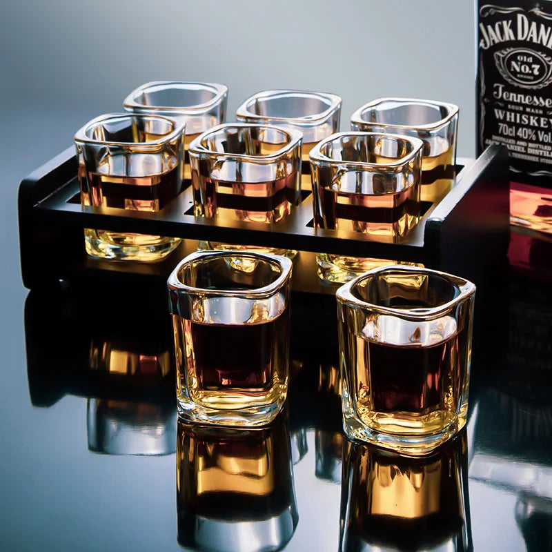 AurumLux Whisky Glass Set - Krystallglass med skål | Skanto