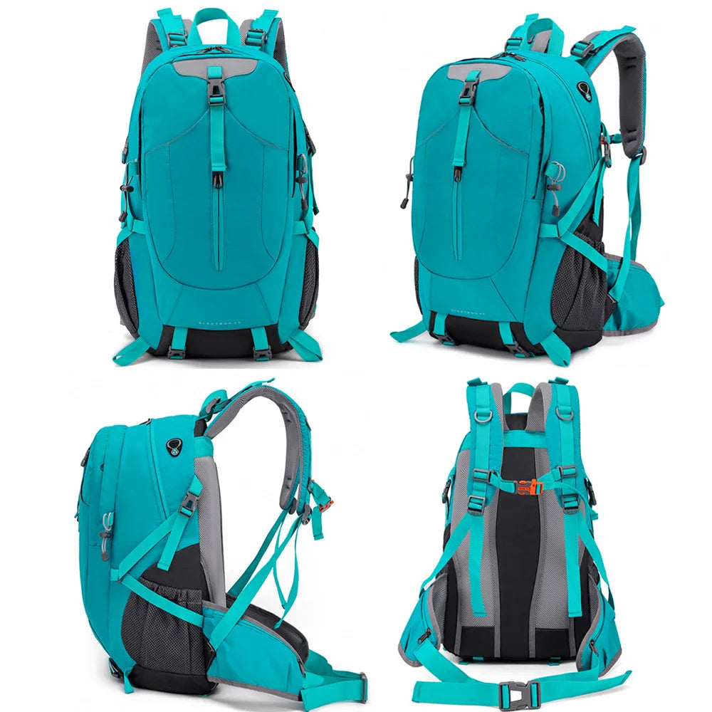 Norvo | Reise ryggsekk TrekVault 40 | 40 L Utendørs ryggsekk med regntrekk | For fotturer, reise og daglig bruk | 31 × 20 × 52 cm