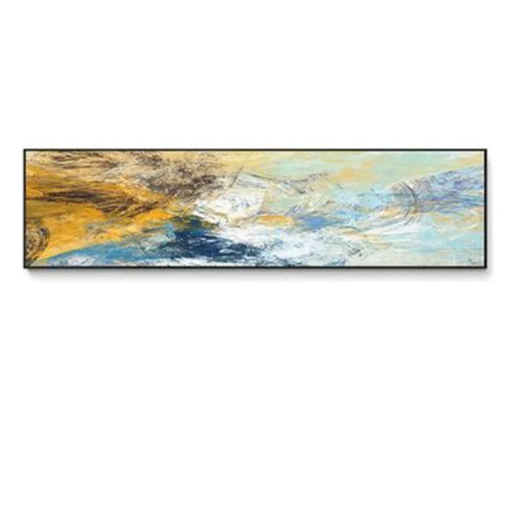 Modern Abstract Wide Format Wall Art Fine Art Canvas Print Pictures for Living Room Over Sofa Art for Bedroom Over Bed | Skanto