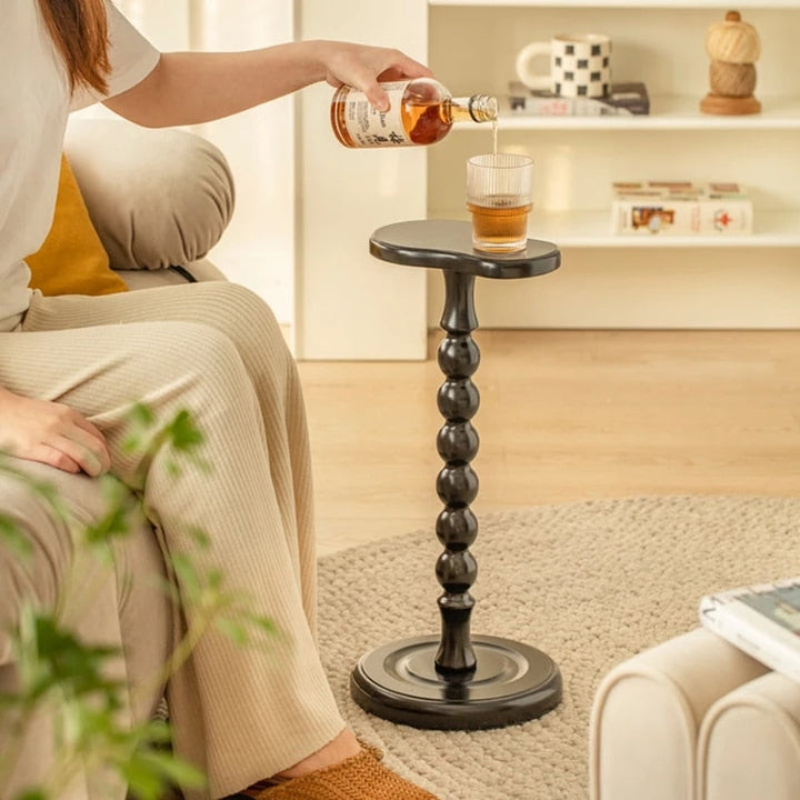 Skanto | Middelalder Tid Solide Tre Mini Kaffe Bord