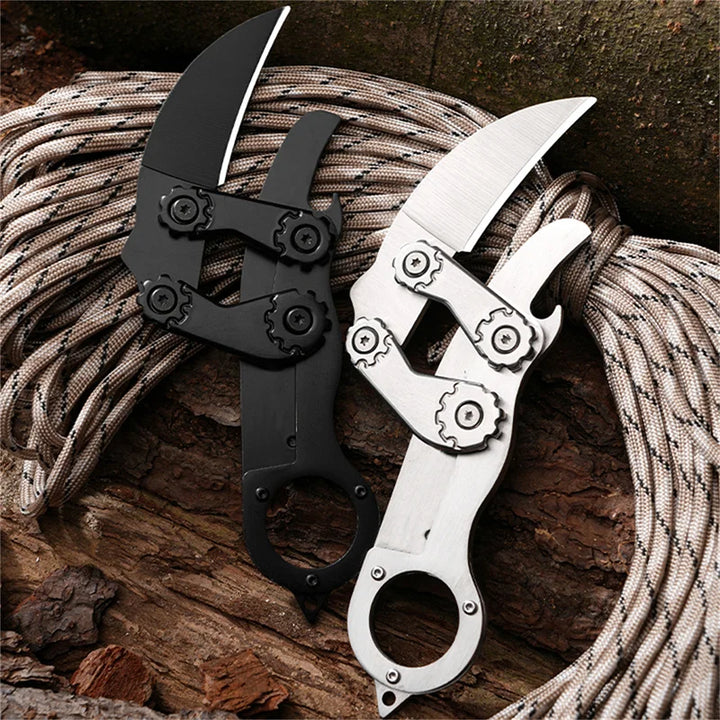 Skanto | Ergonomisk Håndtak Sammenleggbar Karambit EDC Kniv