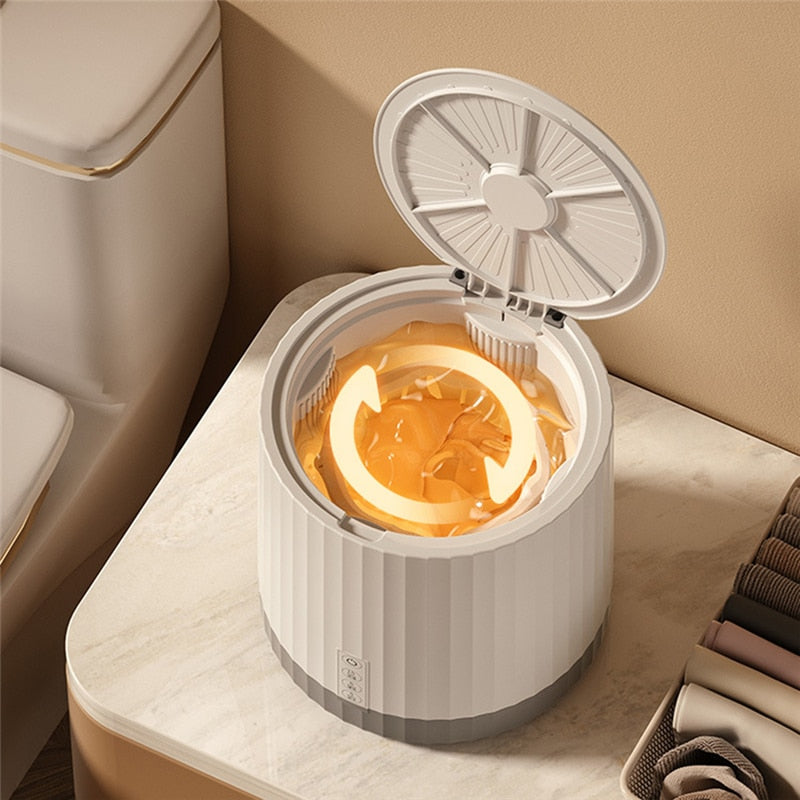 Norvo | 4L Mini Bærbar Roterende Turbine Vaskemaskin