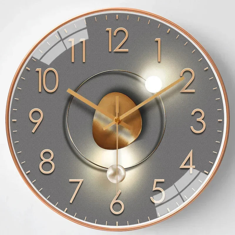 Skanto | SilentTime – Digital Veggklokke i Klassisk Stil