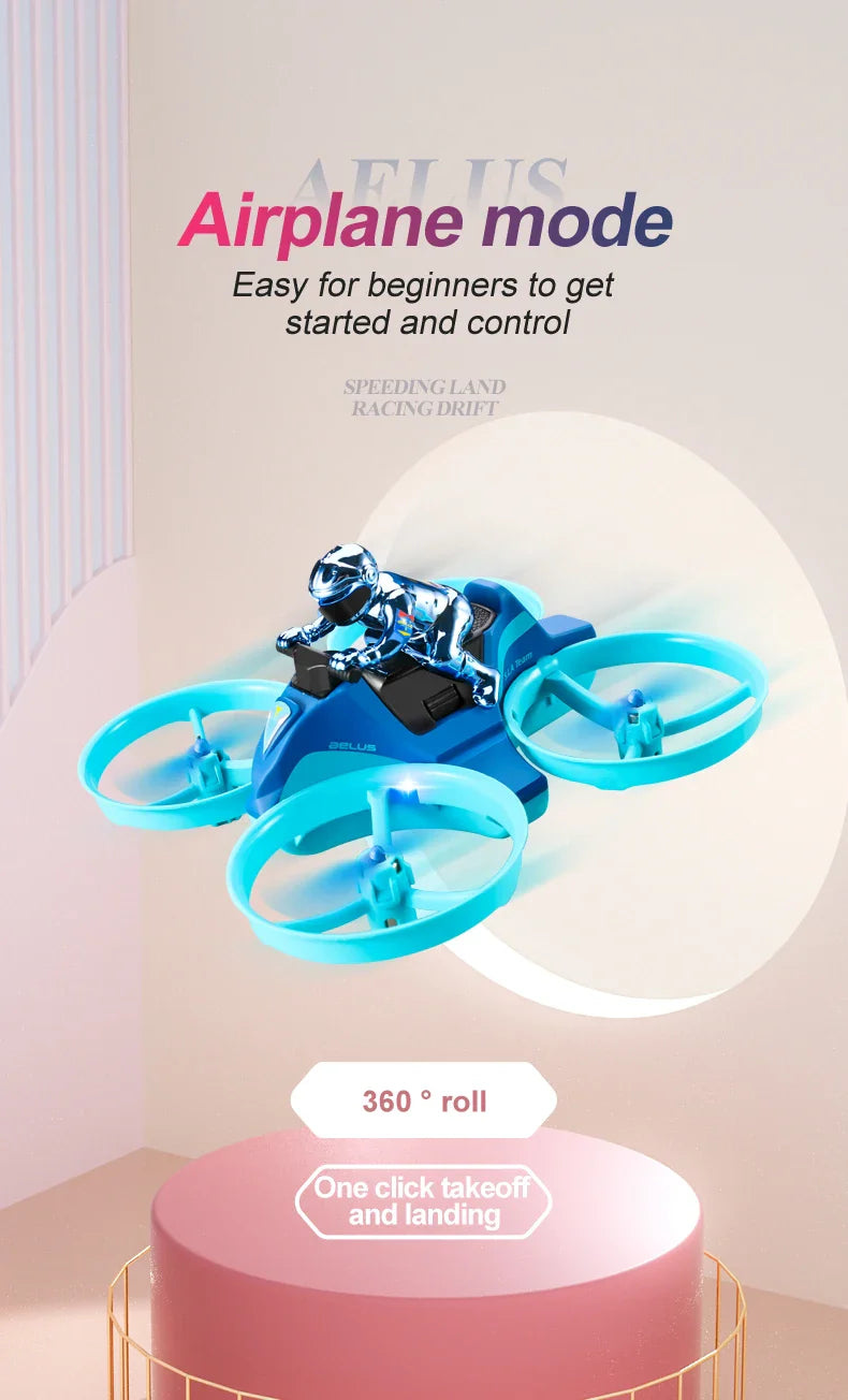 Skanto | RC 3 i 1 Sjø Land Og Luft Flygende Båt Bil Leke