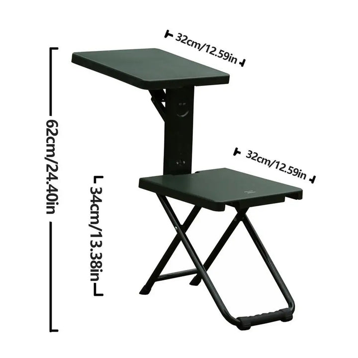 Foldbar Camping Bærbar Stol Bord | Skanto