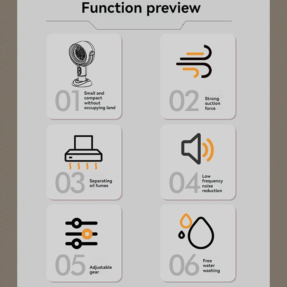 Norvo | SmokeAway Venti – Bærbar Luftrenser Vifte med Ion Teknologi og USB Lader
