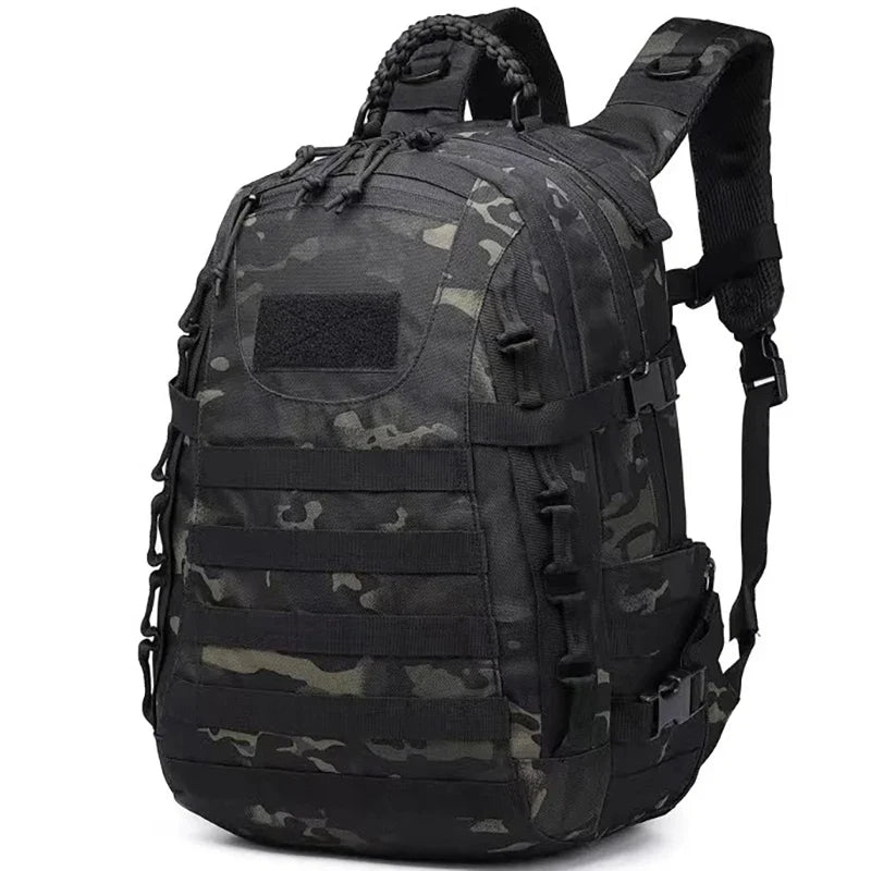 Norvo | TrekNexus 35 L Tursekk for Menn | Taktisk Tursekk 48 × 33 × 22 cm | Utendørs Camping, Fisking, Jakt & Sport med MOLLE System
