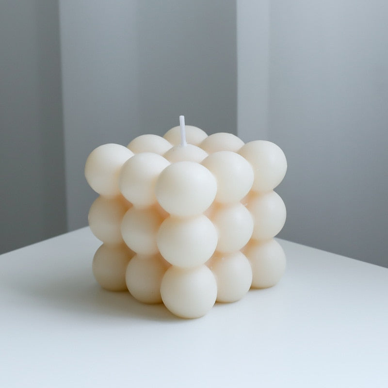 BubbleGlow Stearinlys - Trendy Stearinlys for Ditt Interiør Skanto