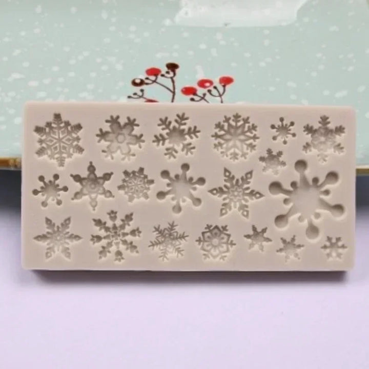 Snowflake Delight – Silikonbakeform for Vintergodterier Skanto